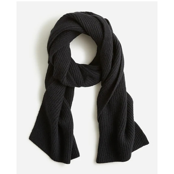 J. Crew Accessories - J.Crew Ribbed Cashmere Scarf
